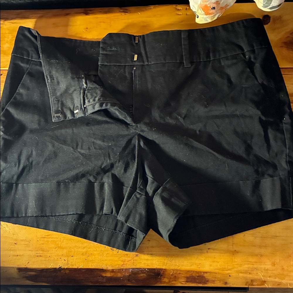 New York & Company High Waist Black Shorts